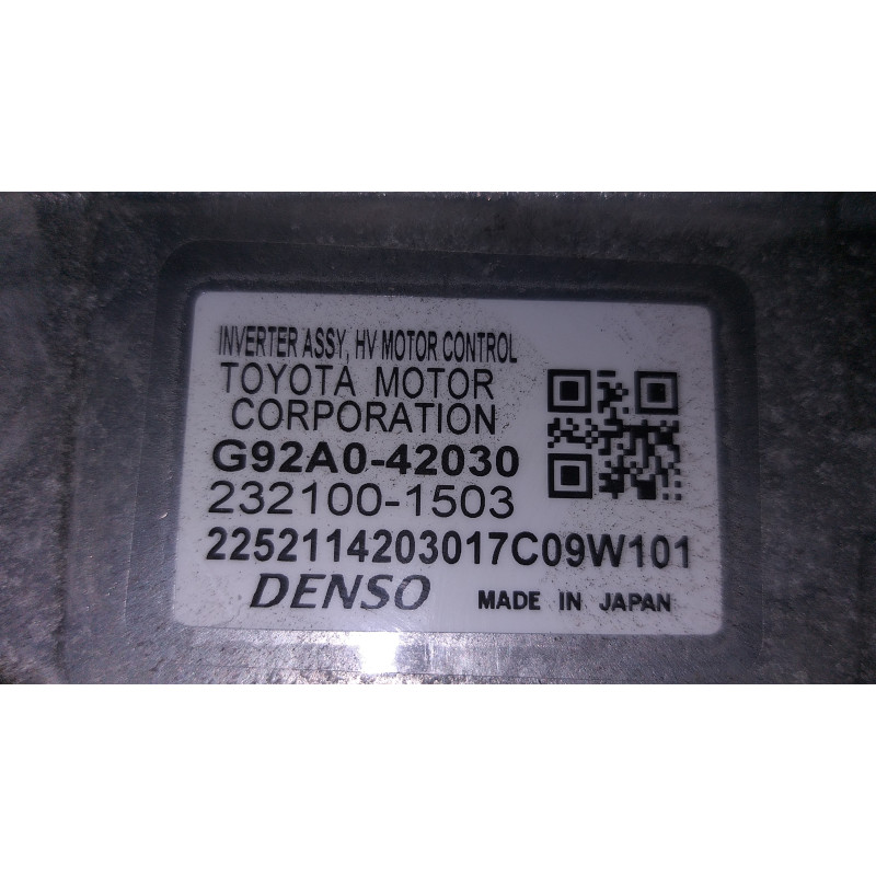 TOYOTA RAV4 LEXUS NX NX300H HYBRID POWER VOLTAGE INVERTER 2015-2018 G92A0-42030 G9270-48060