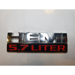 DODGE RAM HEMI 5.7L LITER NAME PLATE LOGO EMBLEM 2011-2018 68149700AA