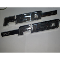 FORD F150 XLT FENDER LOGO EMBLEM NAME PLATE 2009-2014 BL34-16B114-FA BL34-16B115-FA PRICE ONE SIDE