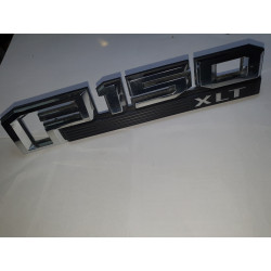 FORD F150 XLT FENDER LOGO EMBLEM NAME PLATE 2015-2017 FL34-16B114-A
