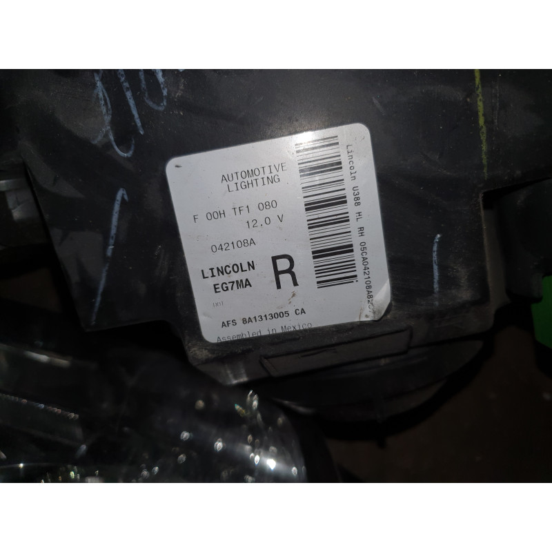LINCOLN MKX OEM RIGHT HALOGEN HEADLIGHT 2007-2010 8A13-13005-CA  8A1313005 8A1313005CA