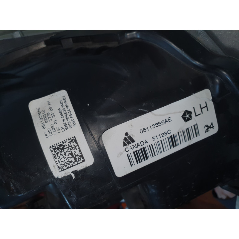 CHRYSLER TOWN COUNTRY XENON LEFT HEADLIGHT 2008-2016 05113335AE