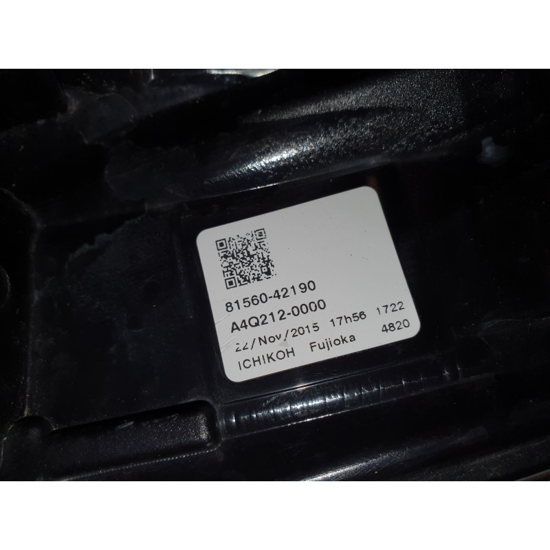 TOYOTA RAV4 LEFT LED TAIL LAMP 2016-2018 81560-42190