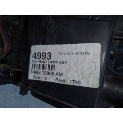 DA83-13005-AM Ford Flex Right Halogen Headlight 2013-2019
