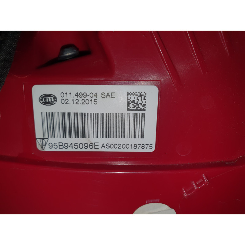PORSCHE MACAN RIGHT LED TAIL LAMP 2015-2017 95B945096E 95B-945-096-E USA