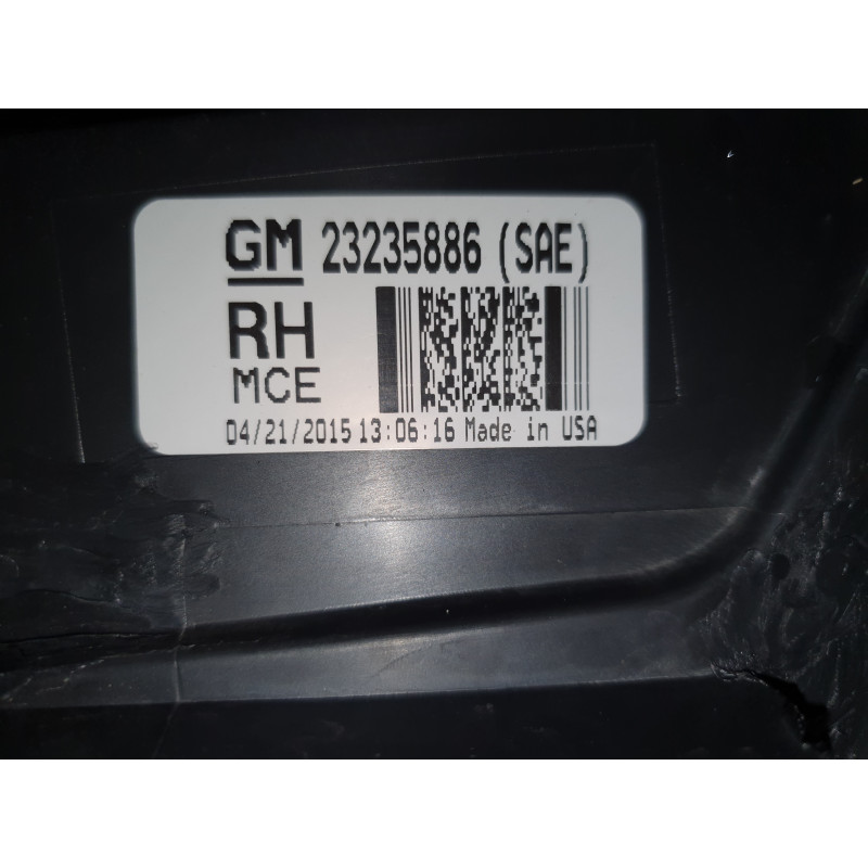 23235886 Chevrolet Traverse Right Halogen Headlight 2013-2017