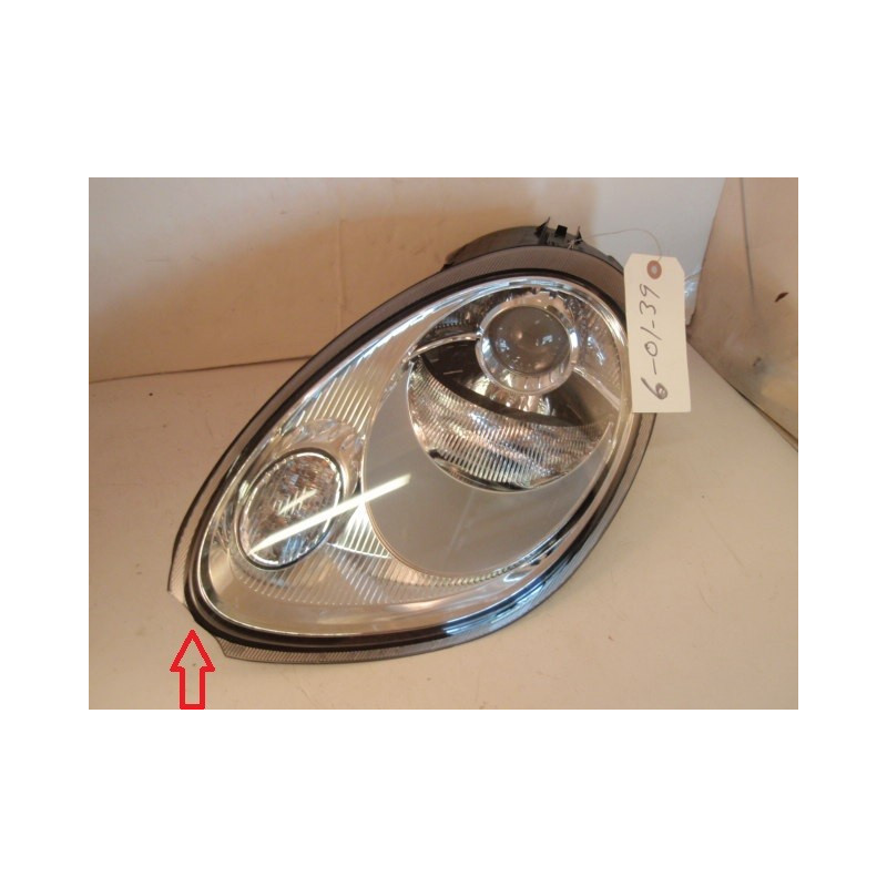 98763116321 Porsche Cayman Left Halogen Headlight 2005-2008 98763116320