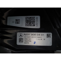 MERCEDES SL W231 RIGHT FULL LED INTELLIGENT HEADLIGHT 2017-2020 A2319060401 2319060401 USA