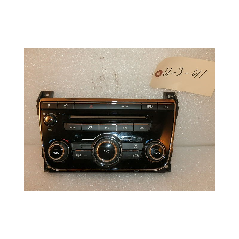 AW93-18C858-DE Jaguar XJ Radio Face Plate Climate Control Dash Panel