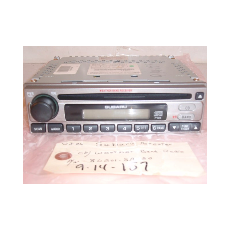 86201SA020 Subaru Forester CD Player Radio 1997-2006