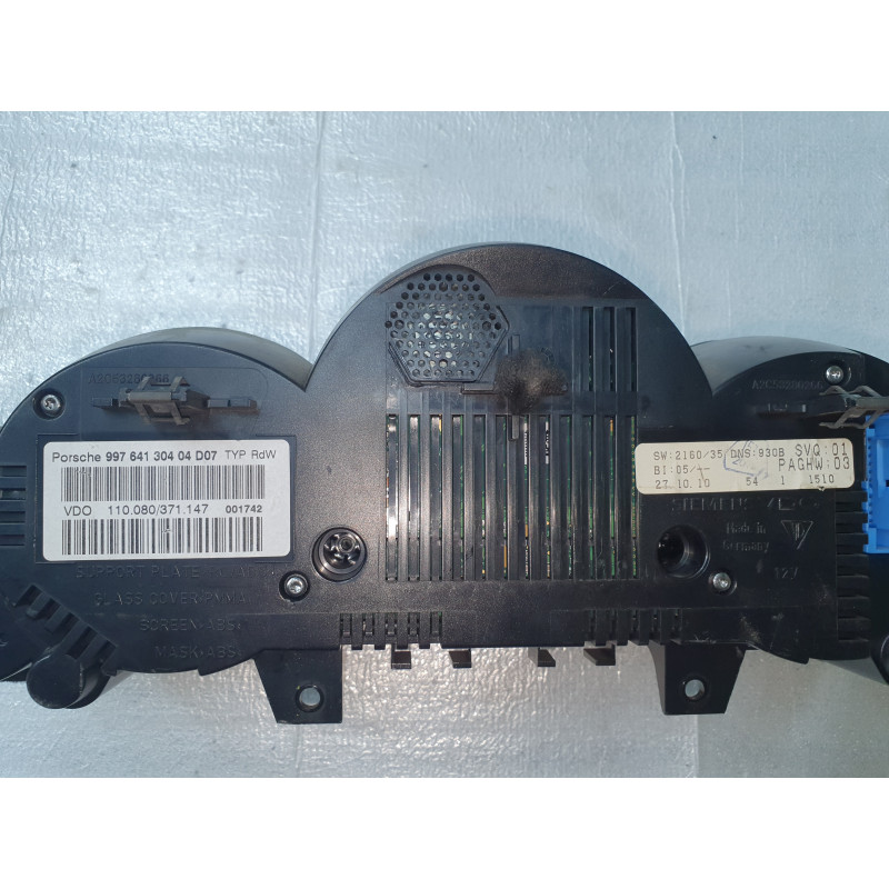 PORSCHE 911 997 CARRERA INSTRUMENT GAUGE SPEEDOMETER CLUSTER 99764130404 99764130404D07