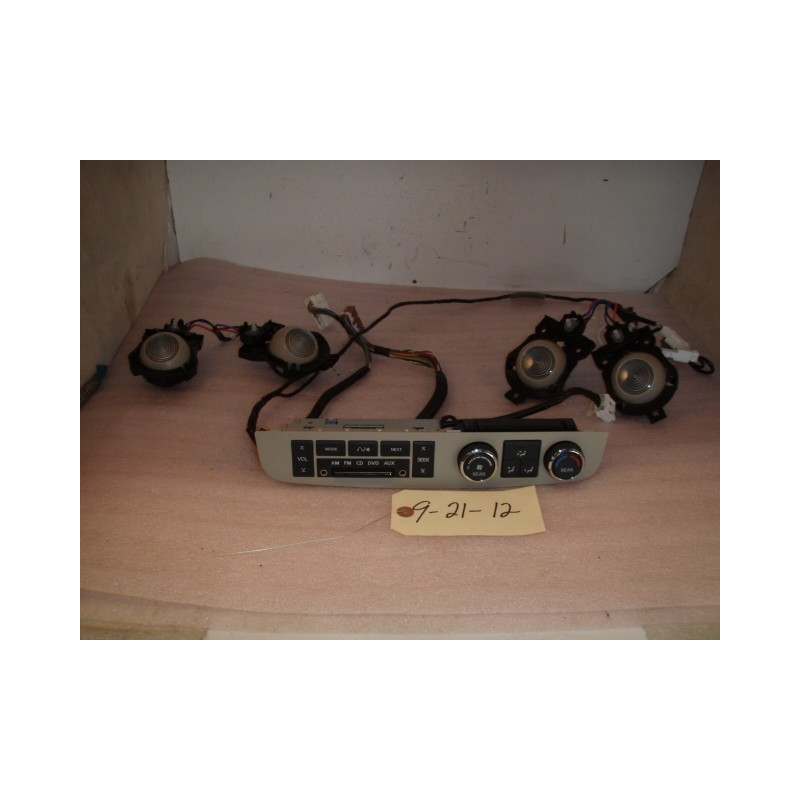 27501-ZQ10A Infiniti QX56 Overhead Console Rear Radio & Climate Control