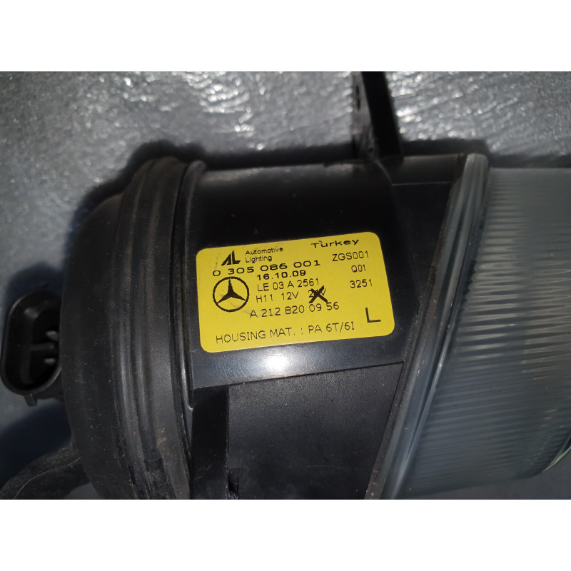 MERCEDES E W212 LEFT FOG LAMP 2010-2013 2128200956 A2128200956 1090047