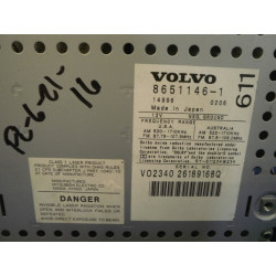 8651146 Volvo S80 CD Cassette Player Radio 1999-2004 8651146-1