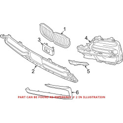 BMW X5 G05 LOWER GRILL 2019-2021 51117421805 7421805