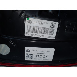 PORSCHE MACAN GTS LEFT LED TAIL LAMP 2015-2018 95B945095C USA