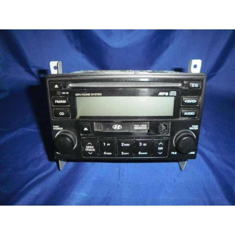 96180-2E600 Hyundai Tucson CD MP3 Cassette Player Radio 2007-2008