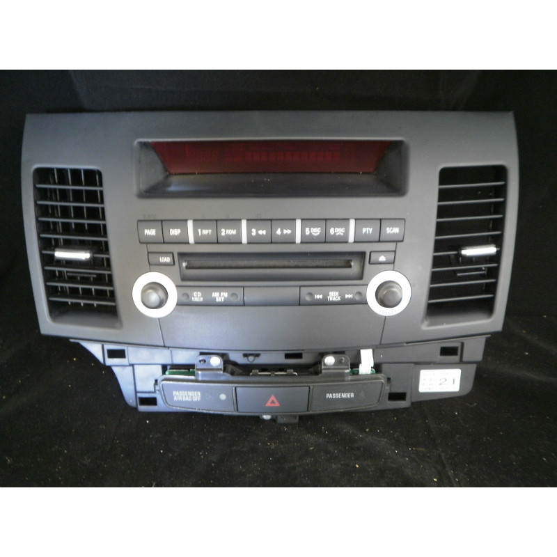 8002A377XA Mitsubishi Lancer CD Radio Display Face 2007-2008