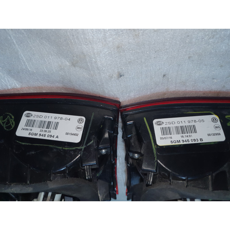 VOLKSWAGEN GOLF 7 MK7 LEFT RIGHT INNER LED TAIL LAMP 2015-2017 5GM945094A 5GM945093B PRICE ONE SIDE