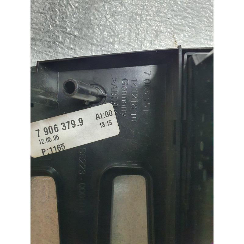 BMW 5 6 E60 E61 E63 E64 CLIMATE CONTROL SWITCH PANEL 2004-2010 9122398 79063799 7063151 14121810