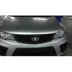 Kia Forte Grille with Decepticon Badge Emblem 2009-2012