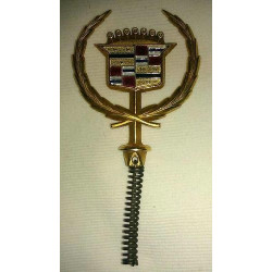 Cadillac Fleetwood Brougham Gold Hood Ornament 1986-1990