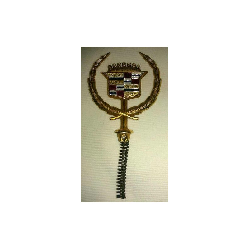 Cadillac Fleetwood Brougham Gold Hood Ornament 1986-1990