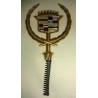 Cadillac Fleetwood Brougham Gold Hood Ornament 1986-1990