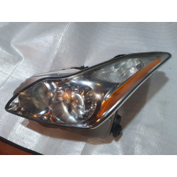 INFINITI G37 COUPE LEFT XENON HEADLIGHT 2011-2015 26060-1NL0B