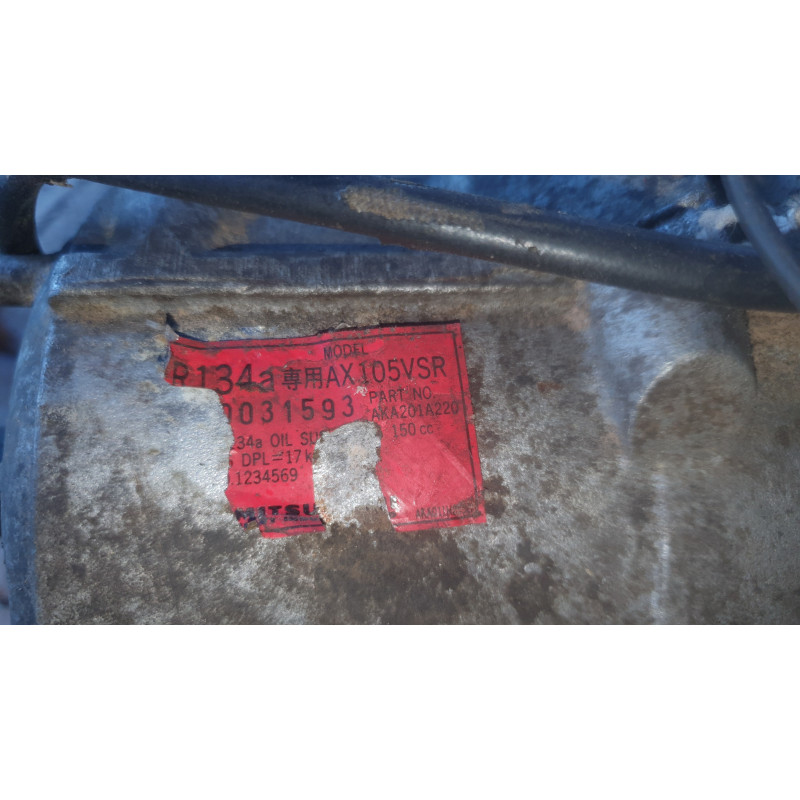 MITSUBISHI GALANT 2.4L AC PUMP 1992-1994 AKA201A220 AX105VSR