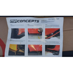 FORD MUSTANG ROCKER PANELS 2015-2021 MP CONCEPTS 398109 NEW PAIR SET