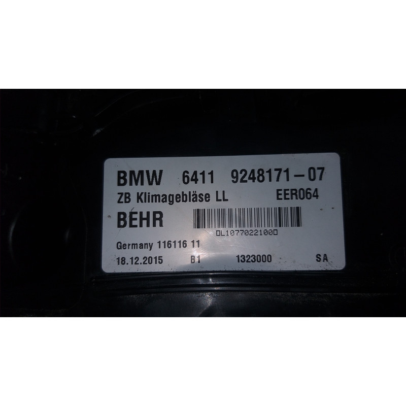 BMW 5 6 7 F01 F06 F07 F10 F11 F12 F18 BLOWER FAN MOTOR 2009-2019 BEHR 9248171 64119248171