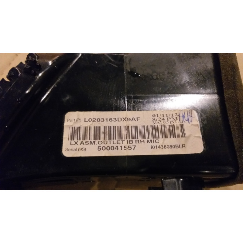 CHRYSLER 300 RIGHT DASH PANEL CENTER CONSOLE AIR VENT 2011-2016 L0203163DX9AF 500041557