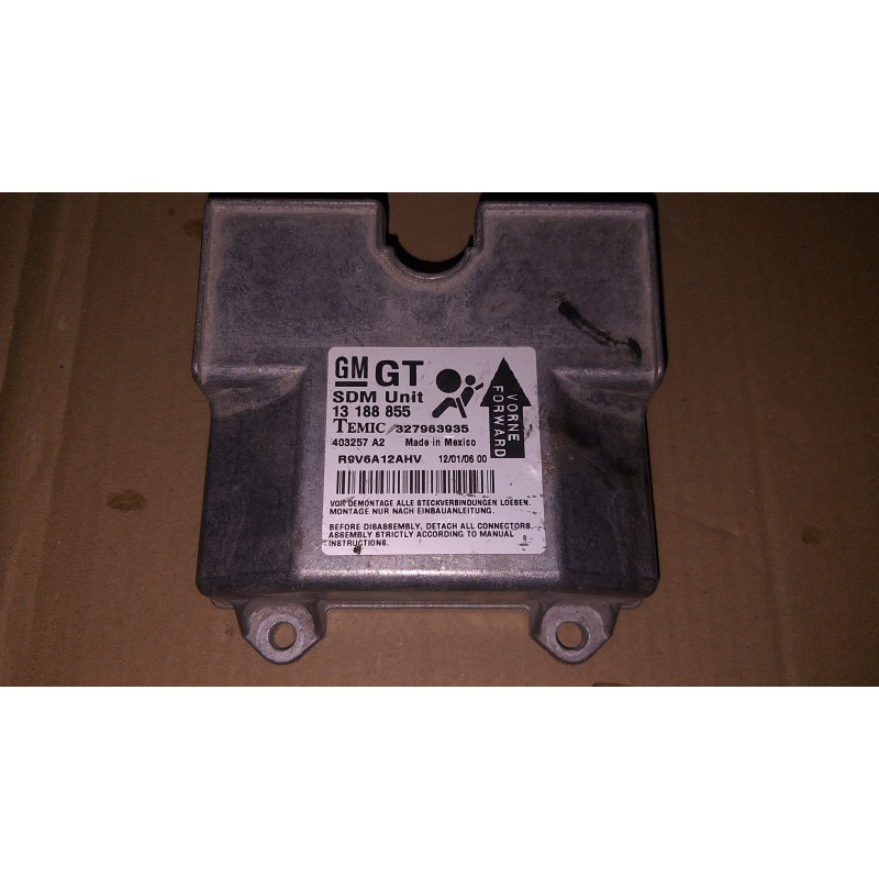 OPEL ASTRA AIRBAG CONTROL MODULE 2005-2006 GM 13188855 327963935