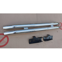 JEEP WRANGLER YJ TJ CJ REAR BUMPER 1976-2006 BARRICADE DOUBLE TUBULAR POLISHED J100498 NEW
