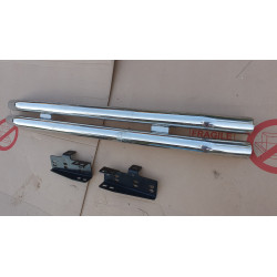 JEEP WRANGLER YJ TJ CJ REAR BUMPER 1976-2006 BARRICADE DOUBLE TUBULAR POLISHED J100498 NEW