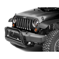 JEEP WRANGLER JK 3.5 Oval FRONT BULL BAR 2007-2018 Barricade J104352 NEW
