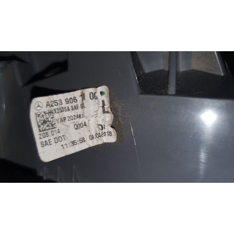 MERCEDES GLC GLC300 X253 LEFT LED TAIL LAMP 2016-2018 USA 2539061100 A2539061100