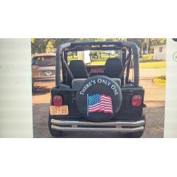 JEEP WRANGLER YJ TJ CJ REAR BUMPER 1976-2006 BARRICADE DOUBLE TUBULAR POLISHED J100498 NEW