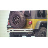 JEEP WRANGLER YJ TJ CJ REAR BUMPER 1976-2006 BARRICADE DOUBLE TUBULAR POLISHED J100498 NEW