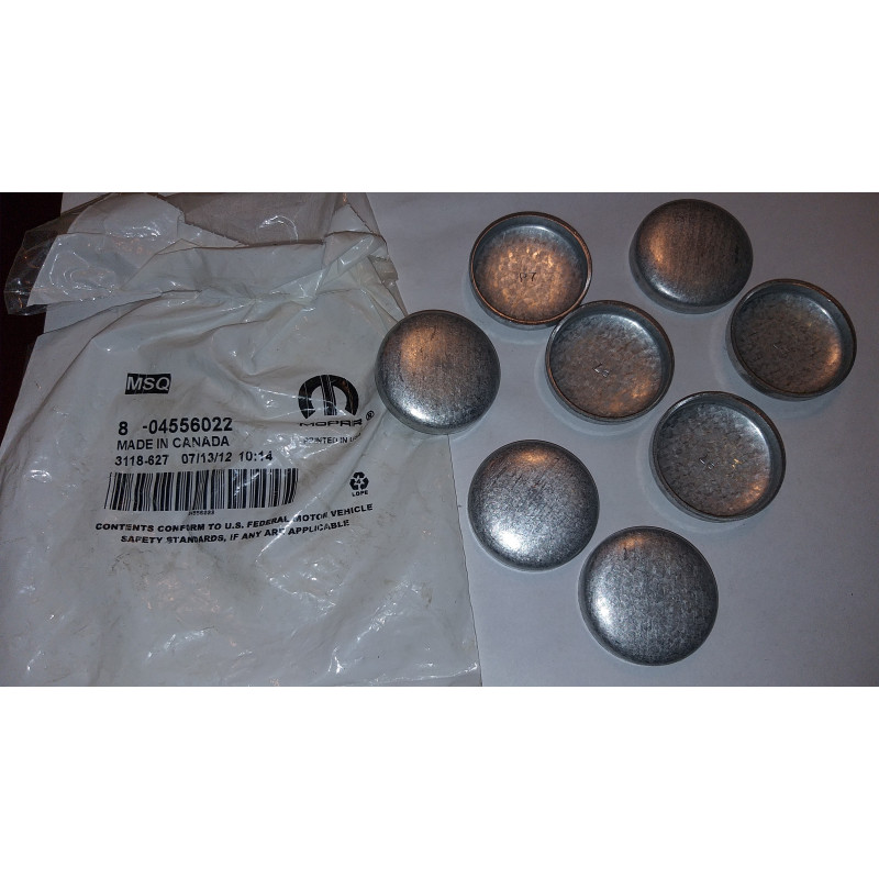DODGE JEEP CHRYSLER Cylinder Block Drain PLUG Core 1.625 Diameter 1997-2010 04556022 02121198 02406356 05203342 NEW SET