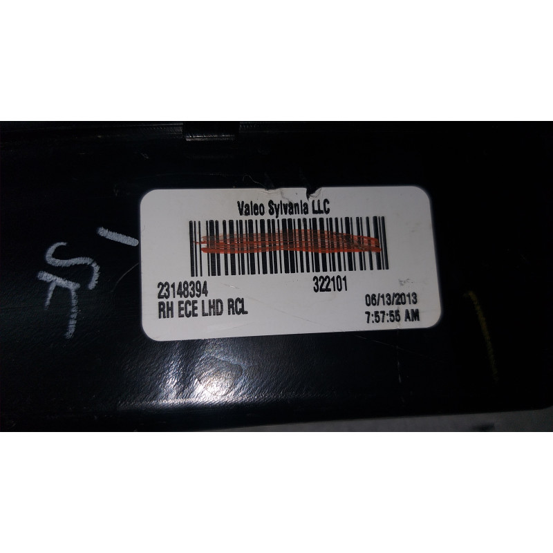 23148394 Chevrolet Corvette C7 Right LED Tail Lamp 2014-2019