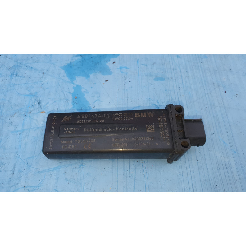 BMW 5 6 7 X3 X4 F25 F26 F01 F02 F04 F06 F07 F10 F11 F12 F13 TIRE PRESSURE CONTROL SENSOR 2010-2016 6881474 36106881474