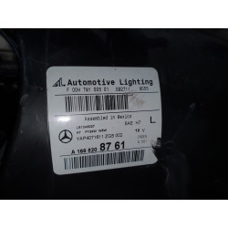 1668208761 Mercedes-Benz ML Class Left Halogen Headlight 2012-2015