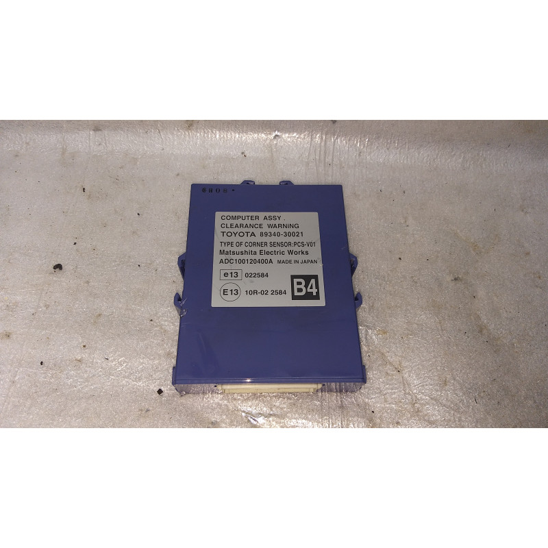 LEXUS GS GS300 GS 350 GS430 GS450H PARKING DISTANCE CONTROL PDC COMPUTER MODULE 2005-2012 89340-30021