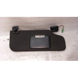 LINCOLN MKS PASSENGER RIGHT SUN VISOR BLACK 2009-2016 7U5A-00014-AA