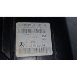 2059067002 Mercedes-Benz C-Class Right Halogen Headlight 2015-2018