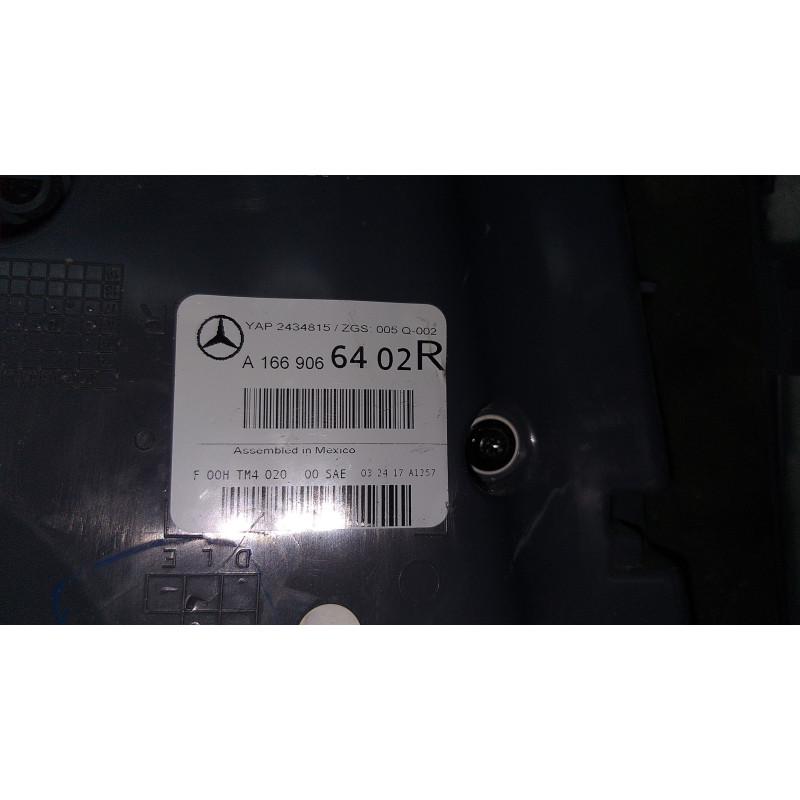 MERCEDES GLS W166 X166 RIGHT LED INNER TAIL LAMP 2016-2019 USA 1669066402