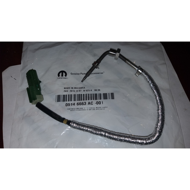 DODGE RAM JEEP GRAND CHEROKEE 3.0L DIESEL Exhaust Gas Temperature EGT Sensor Lower 2013-2018 05146663AC 5146663AD NEW
