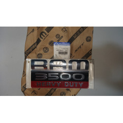 DODGE RAM 3500 HEAVY DUTY LOGO EMBLEM NAMEPLATE 2009-2012 55372159AC NEW